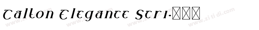 Calton Elegance Scri字体转换